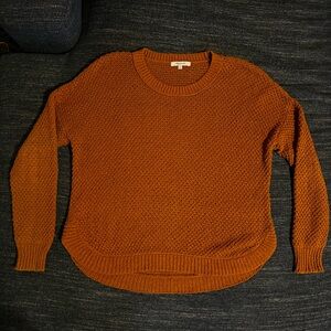 Madewell Rust Knit Sweater
